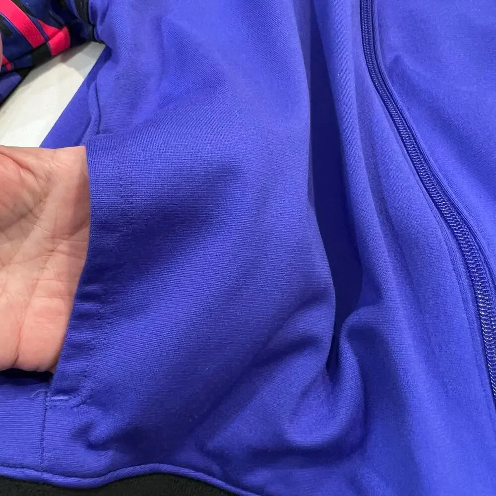 Under Armour Loose Coldgear Graphic Track Jacket Constellation Purple Youth L